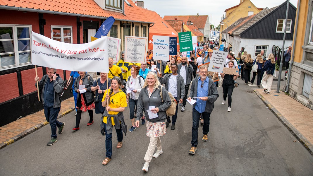 Jeg havde aldrig troet jeg skulle gå i en demonstration og råbe