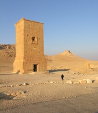 Figur 5: Gravtårn
i Palmyra (Foto: Rubina Raja).