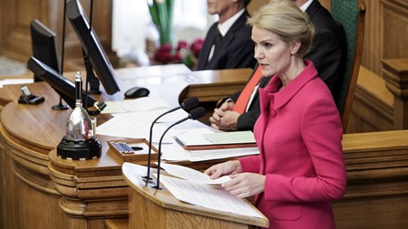 Statsminister Helle Thorning-Schmidt (S) ved sidste års åbning. 