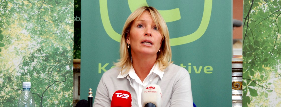 Lene Espersen, da hun i 2008 blev præsenteret som ny leder for Konservative.