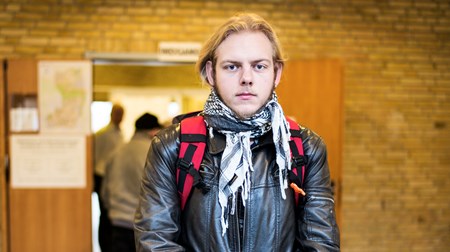 Studerende Mark Hindø, 22 år, har sat sit kryds ved nej til folkestemningen om retsforbeholdet.