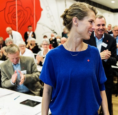 25. oktober sidste år blev Hanna Line Jakobsen valgt som den yngste præsident for Røde Kors i Danmark nogensinde. 