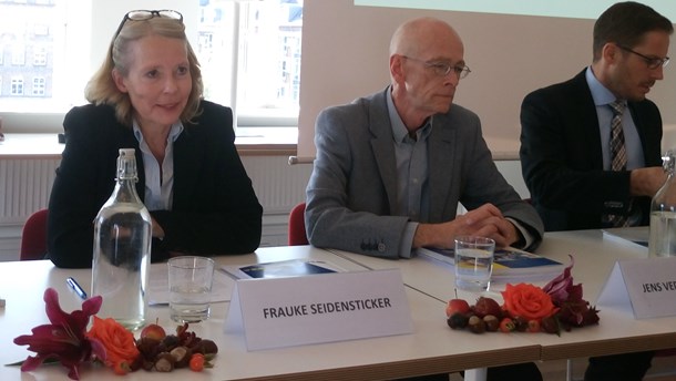 Formand for EU's Agentur for Grundlæggende Rettigheder, Frauke Seidensticker, præsenterede onsdag agenturets årlige rapport om borger- og menneskerettigheder i EU på et seminar ved Institut for Menneskerettigheder.