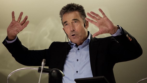 Anders Fogh Rasmussen talte torsdag om den økonomiske politik, han førte i 00'erne. 