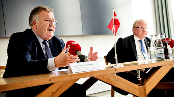 Claus Hjort Frederiksen (tv.) og Peter Hultqvist (th.)