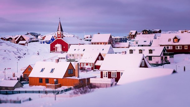 Den gamle bydel i Grønlands hovedstad Nuuk.