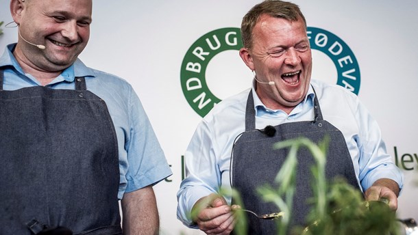 Statsminister Lars Løkke Rasmussen (V) deltager i et event hos Landbrug & Fødevarer, hvor han sammen med udenrigsminister Anders Samuelsen (LA) og justitsminister Søren Pape Poulsen (K) skal kokkerere.