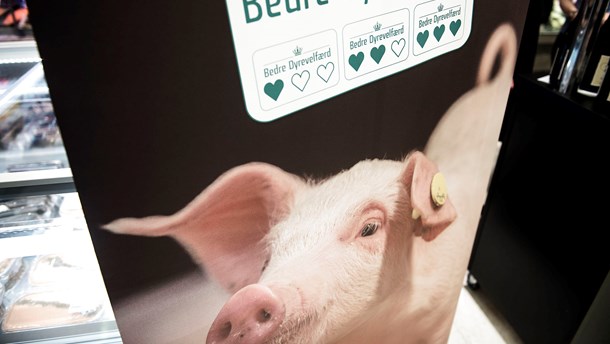 Dyrevelfærdsmærket findes i dag på grisekød og kyllingekød. Næste år udvides mærket til også at omfatte mælk og&nbsp;kalve- og oksekød.&nbsp;
