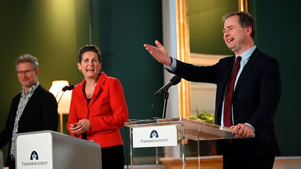 Finansminister Nicolai Wammen (S) præsenterede finansloven for 2021.
