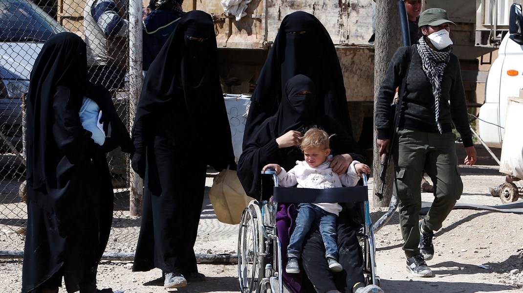 Al-Hol-lejren i det nordøstlige Syrien huser tusindvis af kvinder og børn, herunder en del europæere.