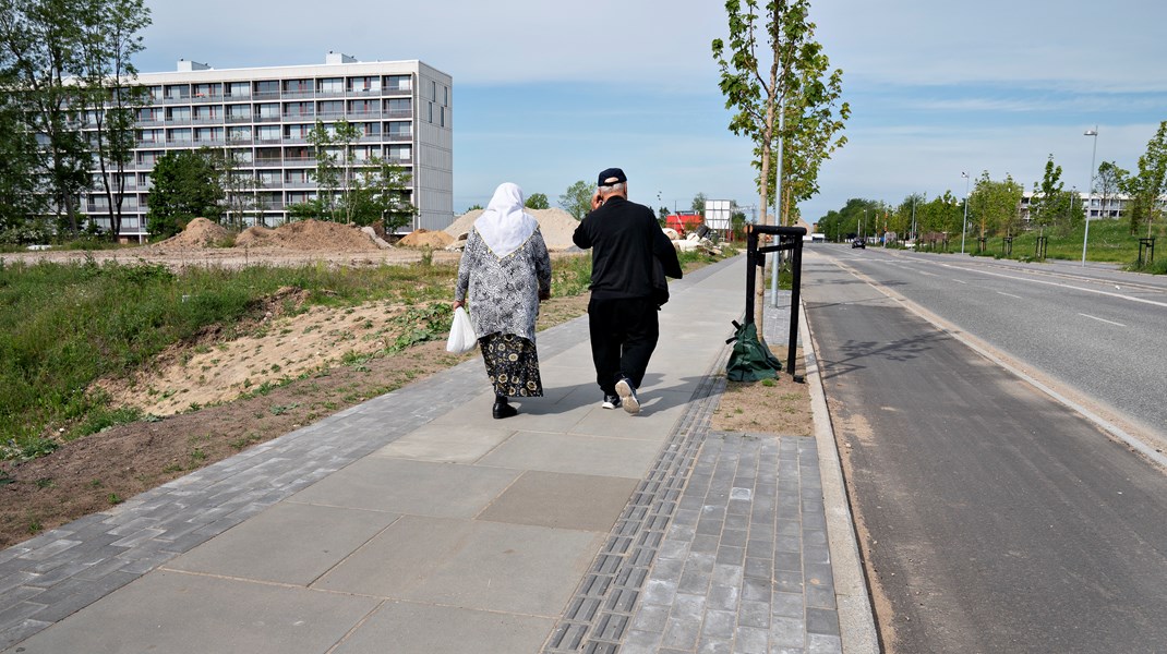 Arkivfoto. Gellerupparken i Århus er på regeringens liste over ghettoer. Nu ændrer man i aftaleteksten&nbsp;ordlyden, så&nbsp; tidligere 'ghettoer', kaldes parallelsamfund, og 'hårde ghettoer' kaldes for omdannelsesområder.