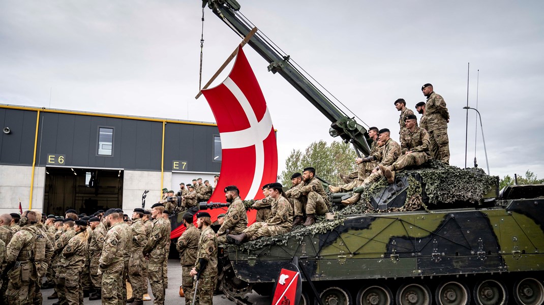 Danske soldater på Tapa Army Base i Estland, under et besøg fra statsministeren 11. september 2020, hvor&nbsp;cirka&nbsp;200 danske soldater, er udstationeret som en del af NATO’s fremskudte tilstedeværelse i Polen og Baltikum.