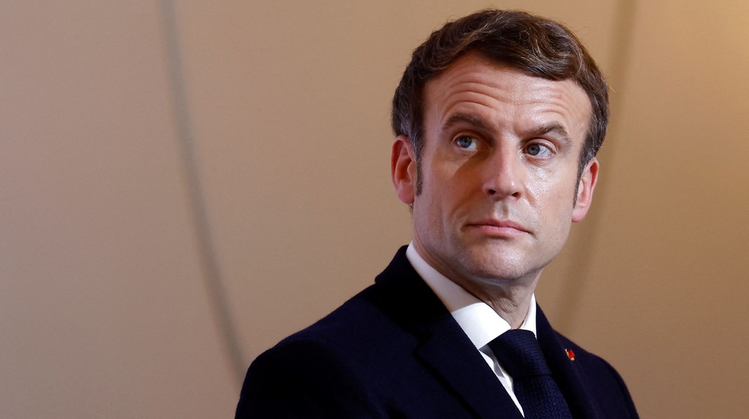 Emmanuel Macron sagde i sin nytårstale, at 2022 bør blive et vendepunkt for Europa, skriver Claus Jensen.<br>