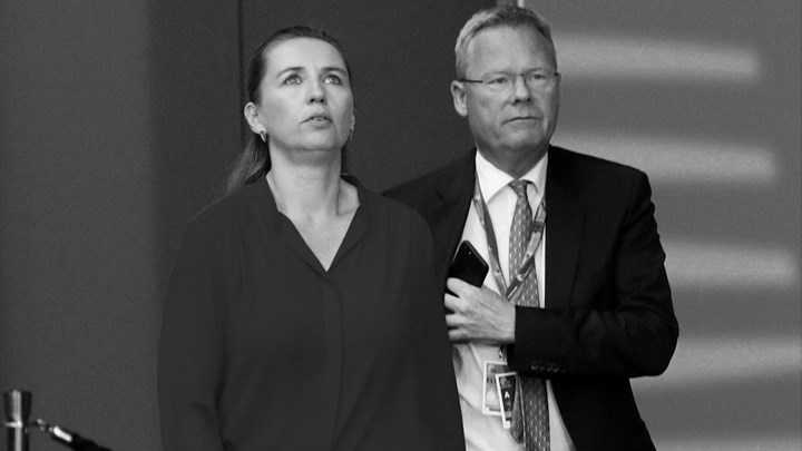 EU-kabinetschef Kim Jørgensen sammen med statsminister Mette Frederiksen.