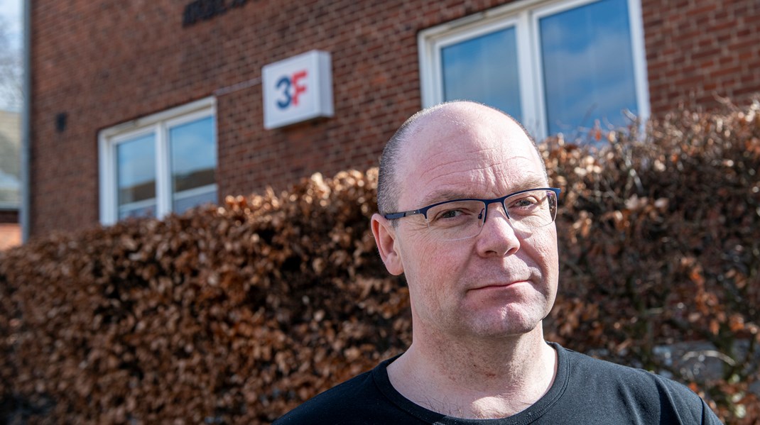 Max Pedersen er næstformand for 3F's afdeling i Frederiksværk og Frederikssund.