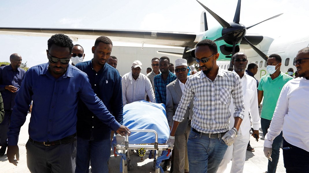 Den somaliske regeringskritiske politiker Amina Mohamed blev dræbt under en eksplosion i Mogadishu, Somalia, 23. marts 2022.