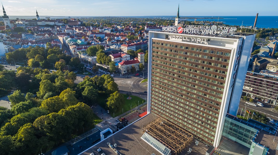 Det tidligere sovjetiske spionhotel, Hotel Viru. Hotellet ligger i den estiske hovedstad, Tallinn. Her blev det bygget i 1979 og var målrettet gæster fra Vesten.