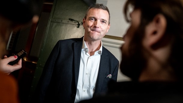 Jakob Næsager på valgnatten 16. november 2021, da det stod klart, at Konservative på Københavns Rådhus blev fordoblet i størrelse. 