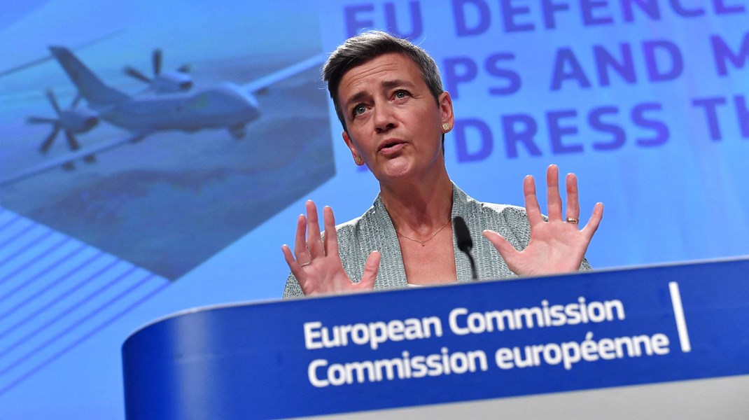 Margrethe Vestager var som ledende næstformand med til at præsentere EU-Kommissionens nye forslag om fælles forsvarsindkøb.