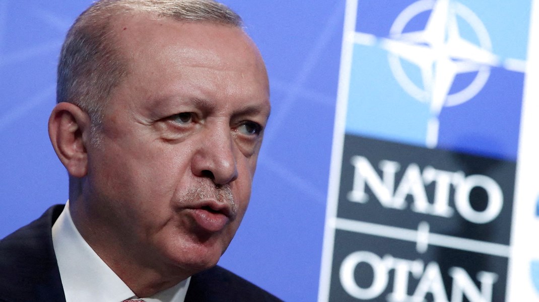 Tyrkiets præsident Erdogan har et fast greb om det politiske system derhjemme, men nu ser det ud til, at han skal være stærk mand i Nato med sin trussel om veto, skriver Jørgen Elklit.