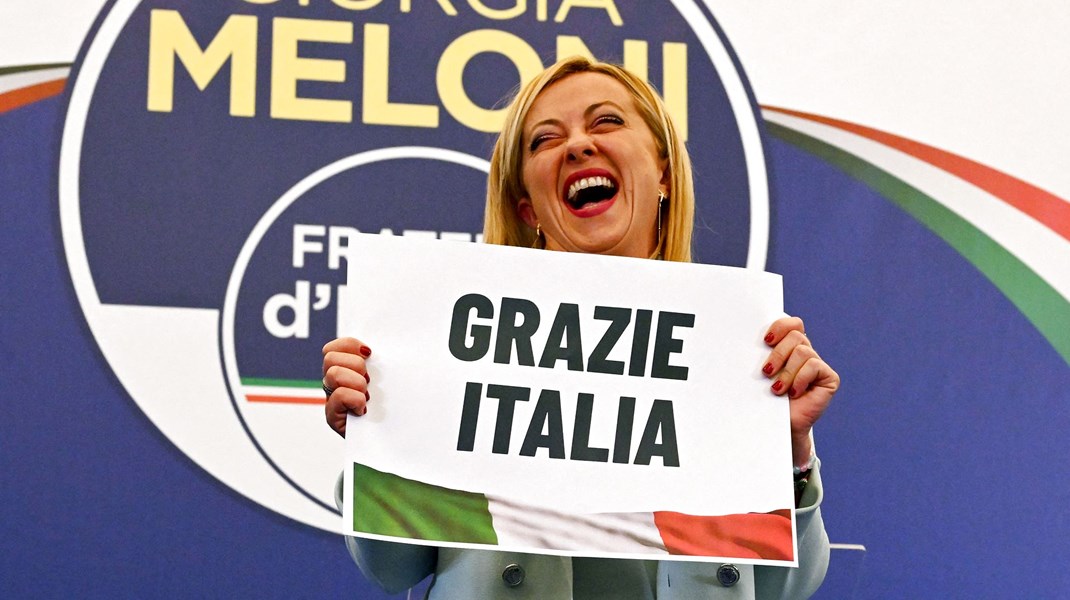 Den 45-årige formand for højrepartiet Fratelli d'Italia, Giorgia Meloni, bliver Italiens nye regeringschef efter søndagens valg.&nbsp;