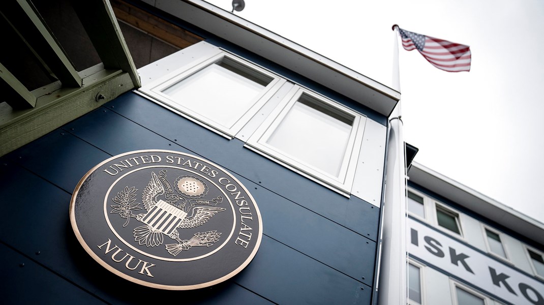 USA's konsulat i Nuuk har til huse hos Arktisk Kommando.