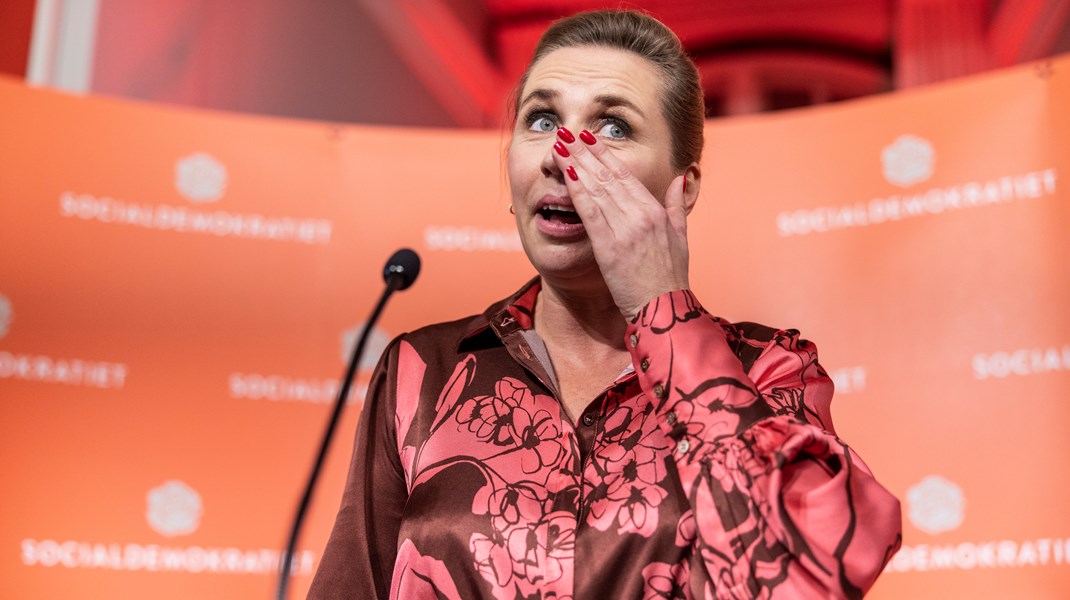 Der var glædestårer at spore, da Mette Frederiksen fra talerstolen kunne konstatere, at Socialdemokratiet havde fået sit bedste valg i 20 år. 