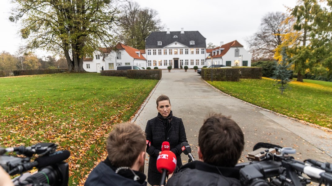 Statsministerboligen Marienborg nord for København er valgt som hjemsted for regeringsforhandlingerne.