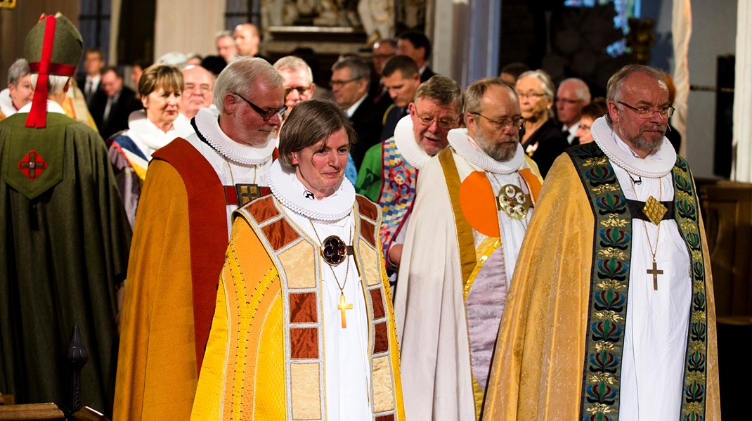 Tine Lindhardt blev indsat som biskop i Fyens Stift i 2012. Nu er fire nye kandidater klar til at overtage embedet.