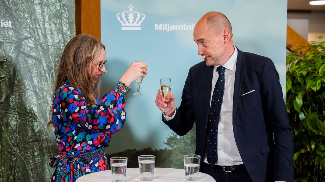 Magnus Heunicke (S) overtog torsdag posten som landets miljøminister fra Lea Wermelin (S). 