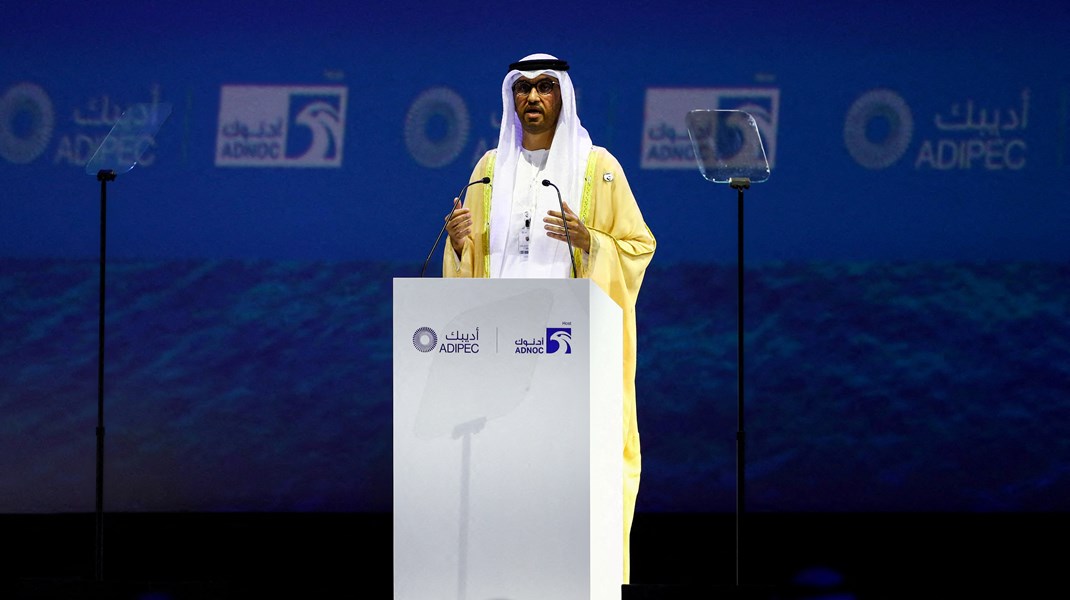 Sultan Ahmed Al Jaber er samtidigt også minister for industri og teknologi i De Forenede Arabiske Emirater.
