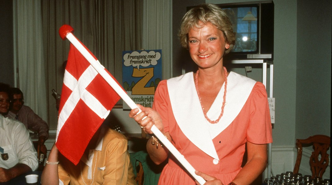 Glæden var stor 2. juni 1992 hos Fremskridtspartiets Pia Kjærsgaard, der få år senere var med til at stifte Dansk Folkeparti.&nbsp;