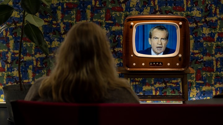Museet er med til at lære os om fake news og manipulation, som her i en deepfake video af præsident Nixon, skriver Niels Frid-Nielsen. 