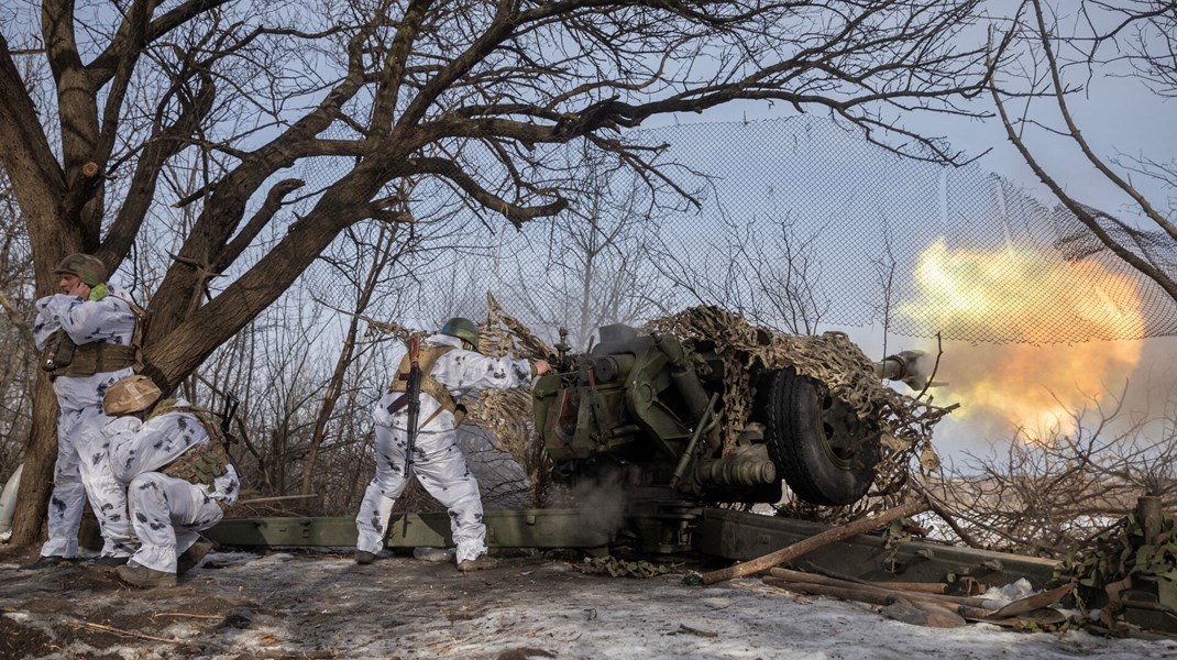 Det ukrainske artilleri mangler ammunition til at kæmpe mod russernes invasion.