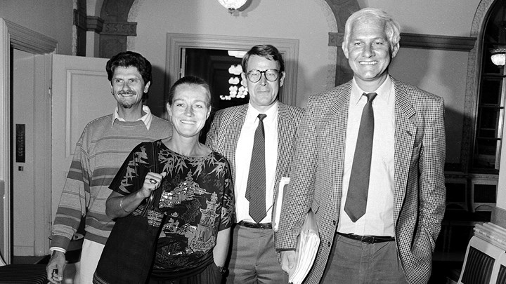 Firebanden, blev de kaldt. Mogens Lykketoft, Ritt Bjerregaard, Poul Nyrup Rasmussen og Svend Auken definerede socialdemokratisk politik fra midt-firserne og 20 år frem. I 1992 blev Svend Auken væltet af Poul Nyrup i formandsopgøret. Nyrup var statsminister fra 1993 til 2001. Svend Auken døde i 2009, og Ritt Bjerregaard gik bort i januar i år.