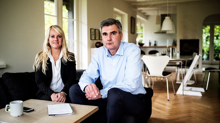 I en sofa i Rungsted formulerer Pernille Vermund og Peter Seier Christensen et principprogram for det nye parti. 