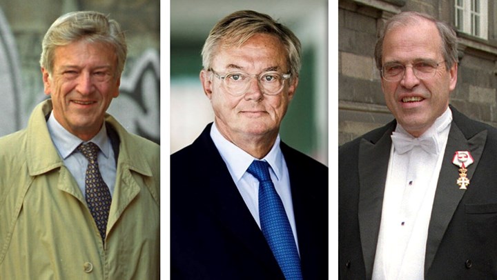 Jørgen Mølvang, Peter Hänschell Biering og Klaus Bonde Larsen.