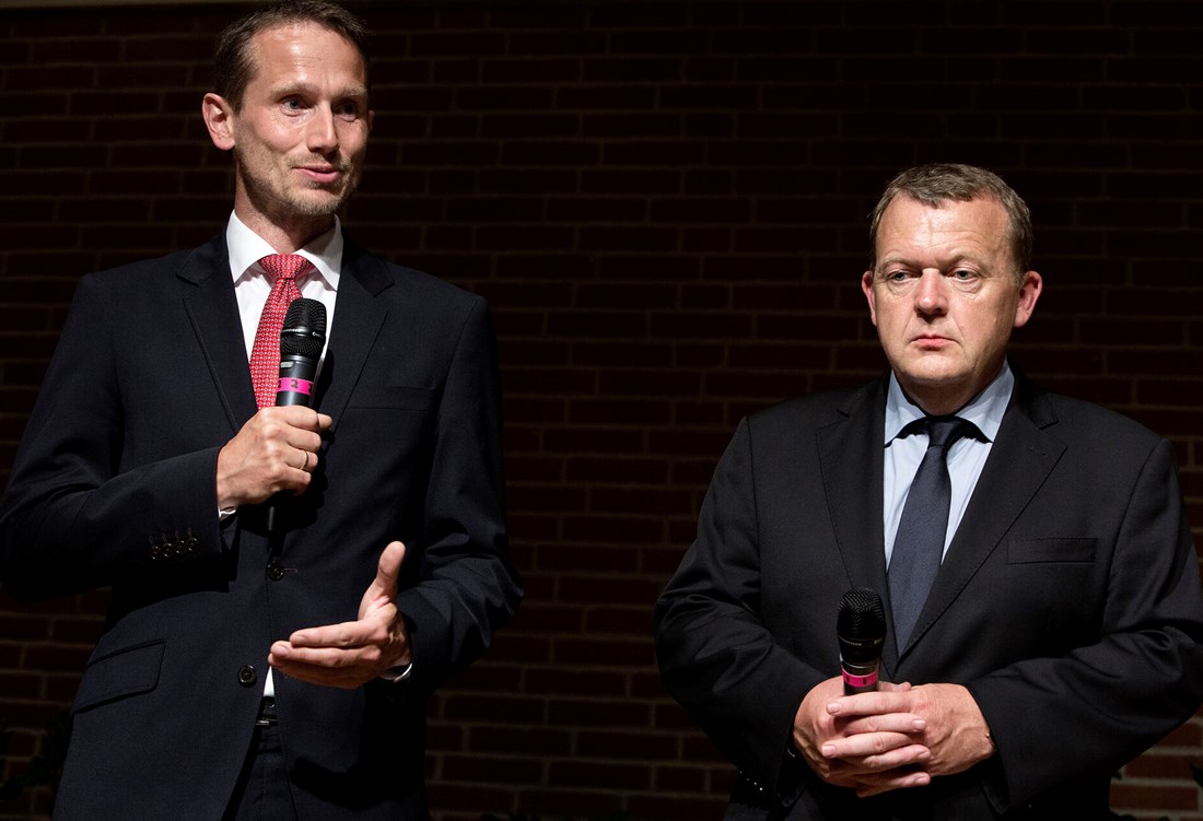 Efter dramatiske forhandlinger mellem flere nøglepersoner i Venstre kunne Lars Løkke Rasmussen og Kristian Jensen præsentere deres nye formandsskab på et pressemøde.