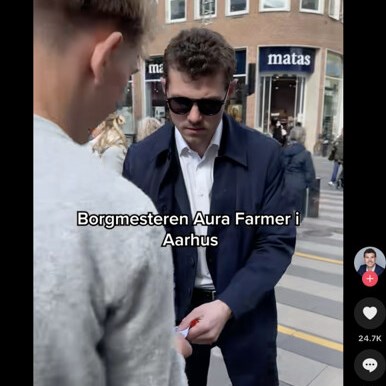 Borgmester i Aarhus Kommune, Anders Winerskjold, der brugte 'aurafarming' i sin valgkamp.