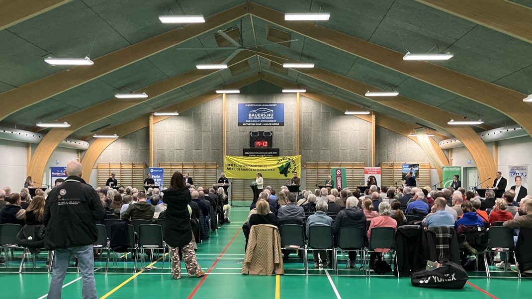 Cirka 200 borgere dukkede op til valgdebat arrangeret af Tune IF og foreningerne 